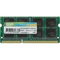 Laptop memory module SoDIMM DDR3 8GB 1600 MHz Silicon Power (SP008GBSTU160N02)