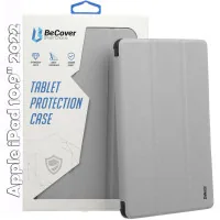 Cover for the tablet BeCover Soft Edge mount Apple Pencil Apple iPad 10.9" 2022/24/11" 2025 Gray (709236)