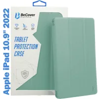 Tablet cover BeCover Tri Fold Soft TPU mount Apple Pencil Apple iPad 10.9" 2022/24/11" 2025 Dark Green (708460)