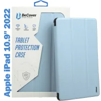 Tablet cover BeCover Tri Fold Soft TPU mount Apple Pencil Apple iPad 10.9" 2022/24/11" 2025 Light Blue (708464)