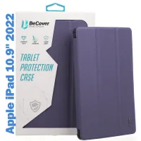 Tablet case BeCover Tri Fold Soft TPU mount Apple Pencil Apple iPad 10.9" 2022/24/11" 2025 Purple (708463)