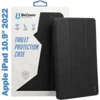 Tablet case BeCover Tri Fold Soft TPU Silicone Apple iPad 10.9" 2022/24/11" 2025 Black (708518)