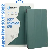 Tablet case BeCover Tri Fold Soft TPU Silicone Apple iPad 10.9" 2022/24/11" 2025 Dark Green (708519)