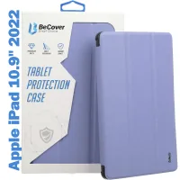 Tablet case BeCover Tri Fold Soft TPU Silicone Apple iPad 10.9" 2022 Purple (708524)