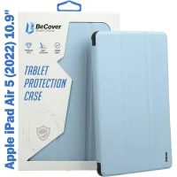 Tablet cover BeCover Tri Fold Soft TPU Silicone Apple iPad Air 5 (2022) 10.9" Light Blue (708510)