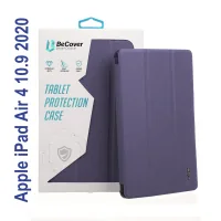Tablet cover BeCover Tri Fold Soft TPU mount Apple Pencil Apple iPad Air 4 10.9 2020/2022 Purple (706751)