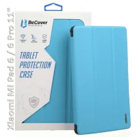 Case for tablet BeCover TPU Edge stylus mount Xiaomi Mi Pad 6 / 6 Pro 11" Blue (709559)