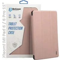 Case for tablet BeCover TPU Edge stylus mount Xiaomi Mi Pad 6 / 6 Pro 11" Rose Gold (709557)
