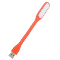 Optima LED USB lamp, flexible, orange (UL-001-OR)