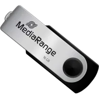USB flash drive Mediarange 16GB Black/Silver USB 2.0 (MR910)