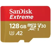Memory card SanDisk 128GB microSD class 10 UHS-I U3 Extreme (SDSQXAA-128G-GN6MA)