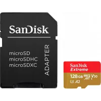 Memory card SanDisk 128GB microSD class 10 UHS-I Extreme For Action Cams and Dro (SDSQXAA-128G-GN6AA)