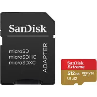 Memory card SanDisk 512GB microSD class 10 UHS-I U3 V30 Extreme (SDSQXAV-512G-GN6MA)