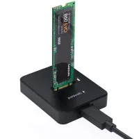 Docking station for Gembird USB Type-C M.2 SATA NVME SSD drives (DD-U3M2)