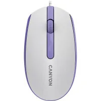 Мишка Canyon M-10 USB White Lavender (CNE-CMS10WL)