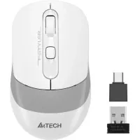 Mouse A4Tech FG10CS Air Wireless Grayish White (4711421992091)