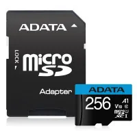 Memory card ADATA 256GB microSDXC calss 10 UHS-I V10 A1 (AUSDX256GUICL10A1-RA1)