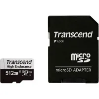 Memory card Transcend 512GB microSDXC class 10 UHS-I U3 High Endurance (TS512GUSD350V)