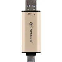 USB flash drive Transcend 512GB JetFlash 930C Gold-Black USB 3.2/Type-C (TS512GJF930C)