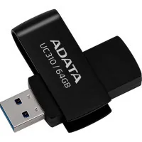 USB flash drive ADATA 64GB UC310 Black USB 3.0 (UC310-64G-RBK)
