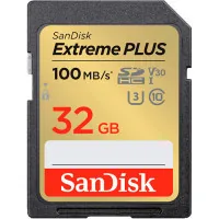 SanDisk 32GB SDXC class 10 Extreme PLUS memory card (SDSDXWT-032G-GNCIN)