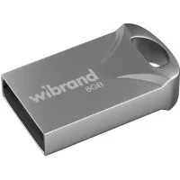 USB flash drive Wibrand 8GB Hawk Silver USB 2.0 (WI2.0/HA8M1S)
