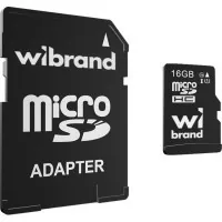 Wibrand 16GB microSD class 10 UHS-I memory card (WICDHU1/16GB-A)