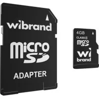 Memory card Wibrand 4GB microSD class 4 (WICDC4/4GB-A)
