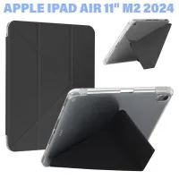 Tablet case BeCover Ultra Slim Origami Transparent Apple iPad Air 11" M2/M3 (2024/2025) Black (711389)
