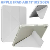 Tablet case BeCover Ultra Slim Origami Transparent Apple iPad Air 11" M2/M3 (2024/2025) Gray (711390)