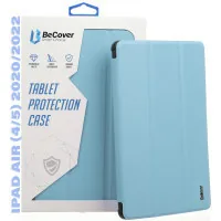 Tablet case BeCover Tri Fold Hard TPU Apple iPad Air (4/5) 2020/2022 10.9" Light Blue (711108)