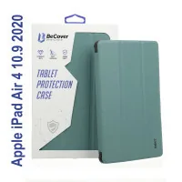 Cover for the tablet BeCover Tri Fold Hard TPU Apple iPad Air 4 10.9 2020/2022 Green (706750) (706750)