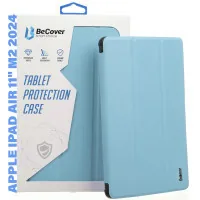 Tablet case BeCover Tri Fold Soft TPU Silicone Apple iPad Air 11" M2/M3 (2024/2025) Light Blue (711409)