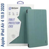 Чохол до планшета BeCover Tri Fold Soft TPU Silicone Apple iPad Air 4 10.9 2020/2021 Green (706871) (706871)