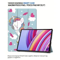 Cover for the tablet BeCover Smart Case Xiaomi Poco Pad / Poco Pad M1 (12.1") Unicorn (711576)