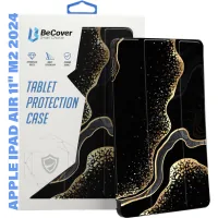 BeCover Smart Case Apple iPad Air 11" M2/M3 (2024/2025) Black Abstraction tablet cover (711598)