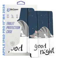 Cover for the tablet BeCover Smart Case Apple iPad Pro 11" M4 2024 Good Night (711636)