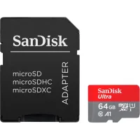 Memory card SanDisk 64GB microSD Class 10 A1 R-140 (SDSQUAB-064G-GN6IA)