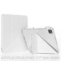 Cover for the tablet BeCover Ultra Slim Origami Transparent Apple iPad Pro 11" M4 2024 Gray (711690)