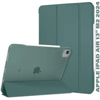 BeCover Tri Fold Hard tablet case for Apple iPad Air 13" M2/M3 (2024/2025) Dark Green (711723)