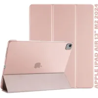 BeCover Tri Fold Hard tablet case for Apple iPad Air 13" M2/M3 (2024/2025) Pink (711724)