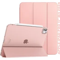 BeCover Tri Fold Hard tablet case for Apple iPad Pro 11" M4 2024 Pink (711728)