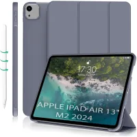 Tablet case BeCover Tri Fold Soft TPU Silicone Apple iPad Air 13" M2/M3 (2024/2025) Purple (711743)