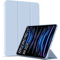 Tablet cover BeCover Tri Fold Soft TPU Silicone Apple iPad Pro 11" M4 2024 Light Blue (711748)