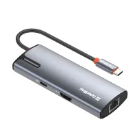 Port replicator ColorWay Docking Station USB-C 6-in-1 Type C PD 100W/USB3.0x3/HDMI 4K/RJ45 (CW-HUB02)