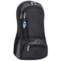 Laptop backpack Bagland 15.6" Granite 23L black /silver 00120169 (70711281)