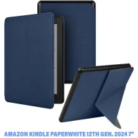 BeCover Ultra Slim Origami e-book cover Amazon Kindle Paperwhite 12th Gen. 2024 7"/Colorsoft (2024) Deep Blue (712838)