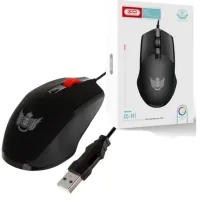 Мишка XO M1 RGB USB Black (XO-M1-BK)