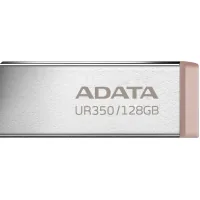 USB flash drive ADATA 128GB UR350 Silver/Beige USB 3.2 (UR350-128G-RSR/BG)