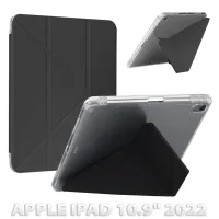 Tablet case BeCover Ultra Slim Origami Transparent Apple iPad 10.9" 2022/24/11" 2025 Black (712938)